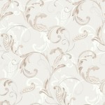 Classic Wallpaper Crete Scroll Brown Muriva J83609