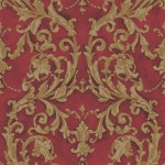 Classic Wallpaper Grecian Scroll Red Muriva J85210