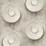 Mural Wallpaper Scroll Mouldings Cream Muriva L13908