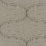 Classic Wallpaper Lyra Geometric Copper Muriva 53151