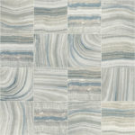 Modern Wallpaper Mineral Tiles Blue Muriva L32801 WP