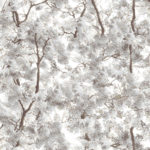 Floral Wallpaper Canopy Grey Muriva L33109 WP