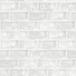 Modern Wallpaper Ceramic Tiles White Muriva L33209 WP