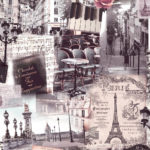 Modern Wallpaper Parisian Multi Muriva L34908 WP