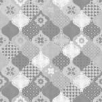 Modern Wallpaper Patterned Tiles Grey Muriva L40409 WP