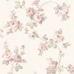 Floral Wallpaper Elena Floral Pink Muriva 21860