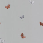 Modern Wallpaper Amelia Butterfly Stone & Rose Gold Muriva 701420
