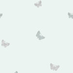 Modern Wallpaper Amelia Butterfly Duck Egg Blue Muriva 701422