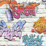 Modern Wallpaper Streetstyle Multi Muriva L17905