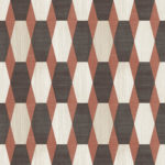 Modern Wallpaper Nerva Geo Red Muriva L20310