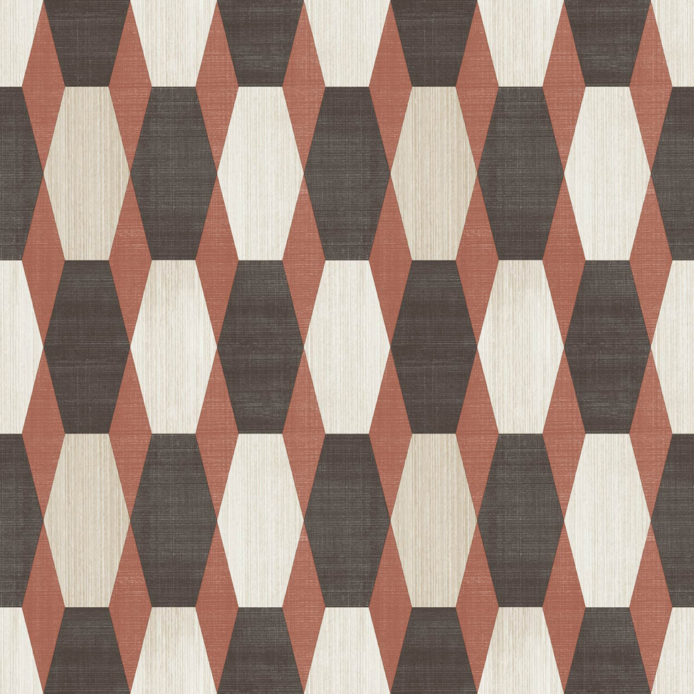 Minerva Light Brown Texture Geometric Wallpaper, 4121-26940