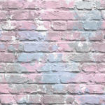 Modern Wallpaper Camouflage Brick Lilac Muriva L33506
